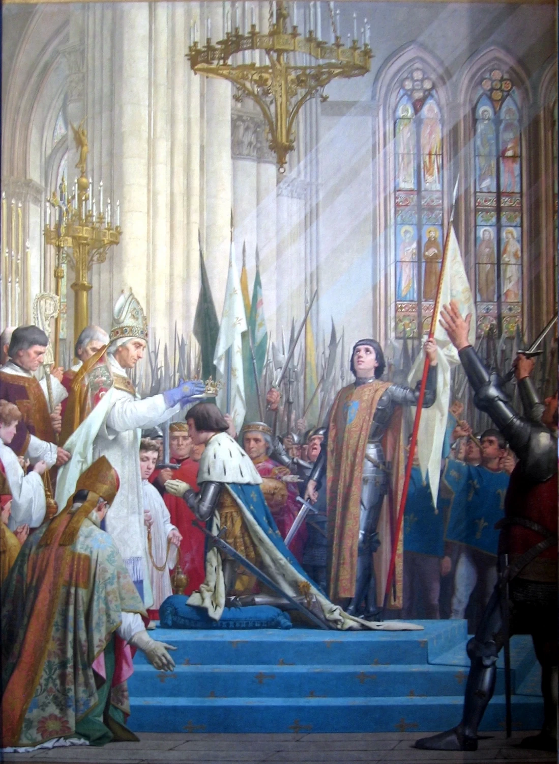 Affreschi con storie di Giovanna d'Arco - Incoronazione, Pantheon, Parigi